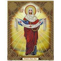 Покров Пресвятой Богородицы алмазная мозаика 40х50