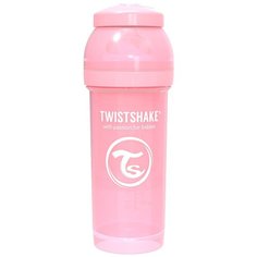 Twistshake Бутылочка антиколиковая Pastel, 260 мл, с рождения, pastel pink