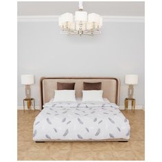 Пододеяльник, Поплин "Всё себе"; Меандр;Размер:Евро