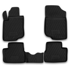 Комплект ковриков салона ELEMENT CARPGT00009 для Peugeot 207 4 шт. черный