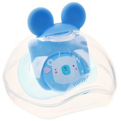 Mum&Baby Детский набор "Мишка", 2 предмета: пустышка, от 0 мес., контейнер для хранения