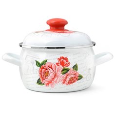 Кастрюля "Гардения" сферическая 2,0 л ЭСТЕТ