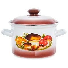 Кастрюля "Грибы цилиндрическая 3,0 л ЭСТЕТ