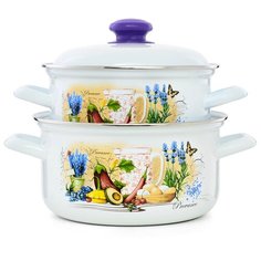 Набор посуды "Прованс" 2,0 л 3,0 л 4 пр ЭСТЕТ