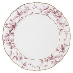 Anna Lafarg Тарелка обеденная Цветы 26,5 см белый