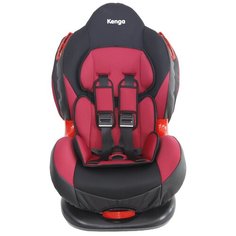 Автокресло группа 1/2 (9-25 кг) Kenga BS02 SA Isofix, черный/красный