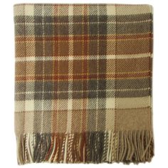 Плед Incalpaca PP-12 170x210 см, бежевый/коричневый