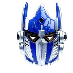 Маска трансформера "Оптимус", со световыми и звуковыми эффектами, работает от батареек 1011436 Сима ленд