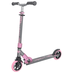 Детский городской самокат TechTeam Comfort 145R 2021, серый/розовый
