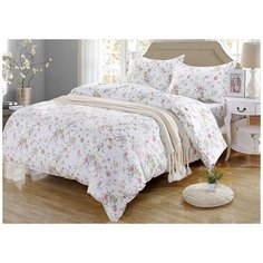 Постельное белье 1.5-спальное Valtery AP-11, поплин, 70 х 70 см, белый