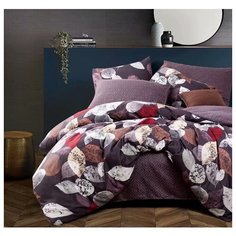 Постельное белье 2-спальное Valtery MP-75, софткоттон, 70 х 70 см, фиолетовый