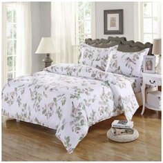 Постельное белье 1.5-спальное Valtery AP-12, поплин, 70 х 70 см, белый