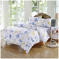 Постельное белье семейное Valtery AP-17, поплин, 70 х 70 см, цветной