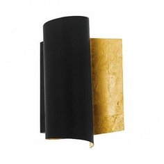 Бра Eglo, 1х40W, черный, размеры (мм)-160x25, плафон - золото, черный