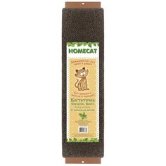 HOMECAT ВЕНГЕ 65х12 см когтеточка с кошачьей мятой средняя