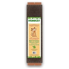 HOMECAT ВЕНГЕ 70х14 см когтеточка с кошачьей мятой большая
