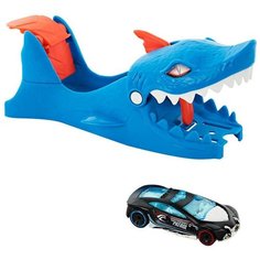 Игровой набор Mattel Hot Wheels Сити пусковые наборы с монстрами GVF41 Акула