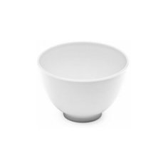 IGRObeauty Мисочка Пластиковая Мягкая Седняя M Диаметр 10,5 см, Высота 7см Белая, 1 шт