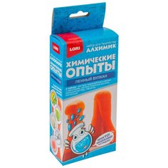 Набор LORI Химические опыты. Пенный вулкан красный
