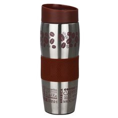 Термокружка Alpenkok с силиконовой вставкой, 0.4 л кофе