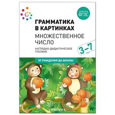 Веракса Н., Комарова Т., Дорофеева Э. "От рождения до школы. Грамматика в картинках. Множественное число" Мозаика Синтез