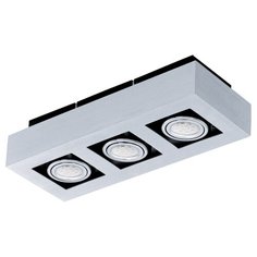 91354 Светодиодный светильник накладной LOKE 1, 3X5W (LED), регулируемый, 360х140, алюминий, сталь/х Eglo