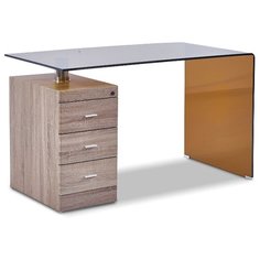 Стол письменный Waterfall, коньячный/дерево I Modern