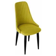 Стул «Франк» (конус) исп. 2 ДП2-30 Черный матовый / Желтый Triya