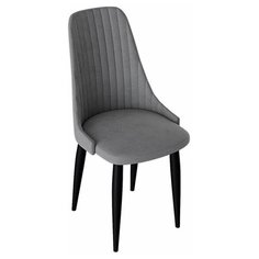 Стул «Франк» (конус) исп. 2 ДП2-30 Черный матовый / Серый Triya