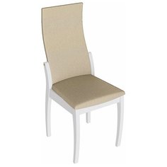 Стул «Бруклин Т1» Белый матовый/Микрофибра Крем Triya