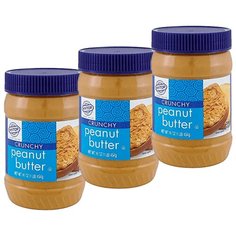 Паста арахисовая HY-TOP Хрустящая 3шт по 510г (США)