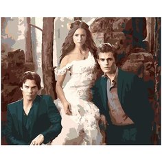 Картина по номерам Дневники вампира - Постер, 80 х 100 см Красиво Красим