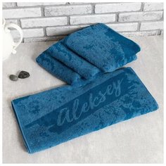 Полотенце махровое Этель "Алексей" 50х90см, 100% хлопок, 420гр/м2 5359107