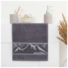 Полотенце махровое "Покорителю вершин" 30х70 см 100% хлопок, 370гр/м2 6478708 Этель