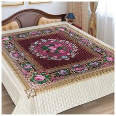 Покрывало 3D Marianna евро Талисман 200х220 см, искус.шелк, пэ100% 6833927