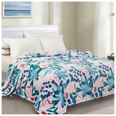 Плед Аделис диз.Краски природы 150х200см, велсофт 280г/м, пэ100% 6976062 Адель