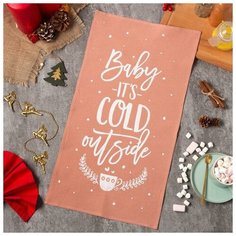 Полотенце Этель "Its cold outside" 32*58 (±3 см), 100% хлопок 5060424