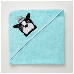 Полотенце-уголок махровый Крошка Я "Собачка" 85*85 см, 340 г/м, 100% хлопок 5129527