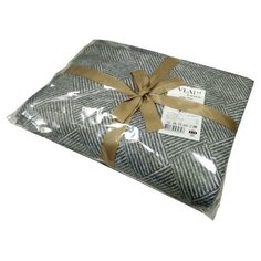 Плед Валенсия 140х200см, Parquet бел/дым 9007835 хлопок 50%,п/э30%,пан 20% 6831688 Vladi