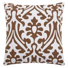 Наволочка декоративная 40х40 см, Monograms beige, 100% хлопок 5084358 Этель