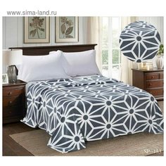 Плед SP-153 180х200см, велсофт, 280г/м пэ100% 4833257 Столица Текстиля