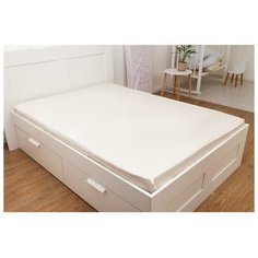 Простыня на резинке Этель 160*200*25 см, цв. бежевый, 100% хлопок, мако-сатин, 128 г/м² 6783295