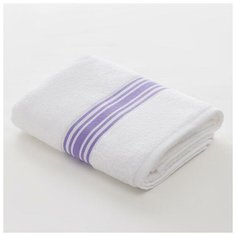 Полотенце махровое LoveLife "Полосы" 70*130 см, цв. сиреневый 100% хл, 360 гр/м2 5070455