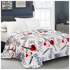 Плед Аделис диз.Элиза 150х200см, велсофт 280г/м, пэ100% 6976074 Адель