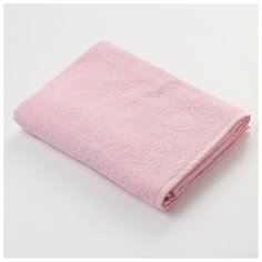 Полотенце махровое Экономь и Я 100х150 см, цв. розовый, 100% хлопок 3675144