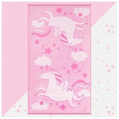 Полотенце махровое "Этель" Pink Unicorn, 70х130 см, 100% хлопок, 420гр/м2 5287918