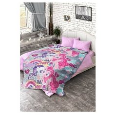 Покрывало стеганое "Непоседа" НЕОН 145х200 "My Little Pony" Подружки 16029+16030