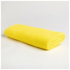 Полотенце махровое Экономь и Я 70х130 см, цв. желтый, 100% хлопок, 320 гр/м2 6957339