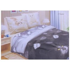 КПБ 2сп Традиция Ласка 175х217,180х220,70х70см 2шт, поплин 110г/м хл100% La Pastel