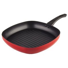 Сковорода-гриль GALAXY GL 9852, 28х28 см, красный